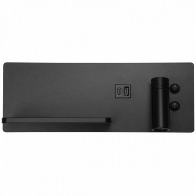 Φωτιστικό Reading Light LED Φωτισμού Εμπρός-Πίσω + USB + Type C Ασύρματη Φόρτιση Μαύρο 4022/R Φωτιστικό Reading Light LED Φωτισμού Εμπρός-Πίσω + USB + Type C Ασύρματη Φόρτιση Μαύρο 4022/R